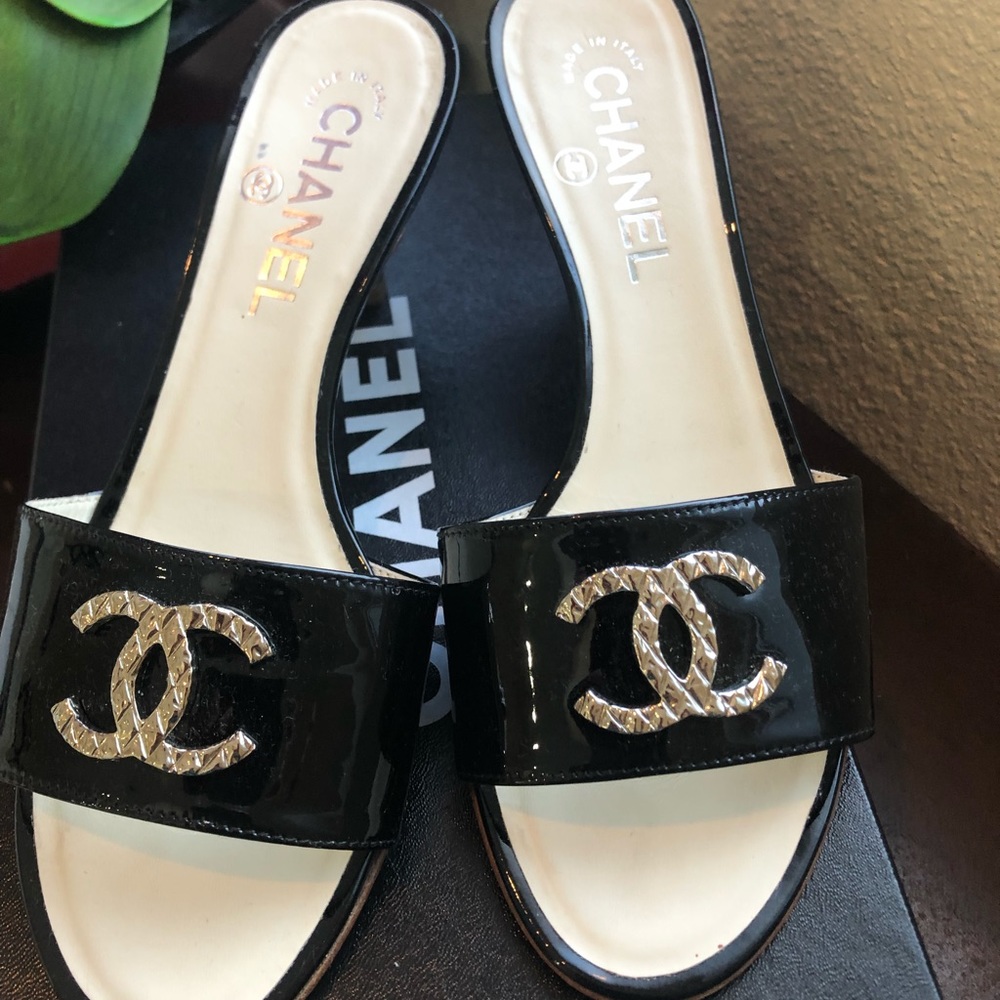 Chanel Slip on Mules